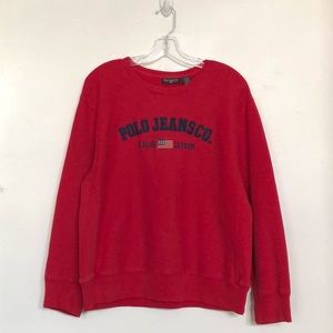 90s Polo Jeans Co. Embroidery Sweatshirt